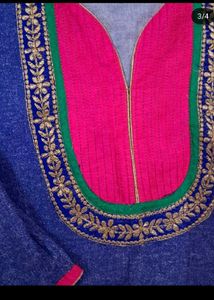 Blue Jaipur Kurta