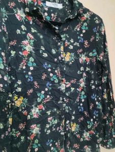 Floral Print Long Sleeve Shirt