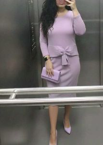 Lavender Midi Dress