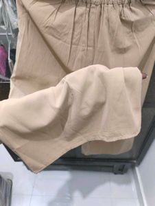 khaki flared pants