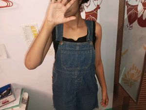 Women Denim Short Jumpsuit