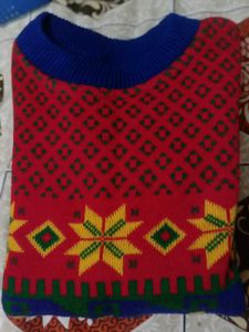 Colorful Patterned Kids Sweater