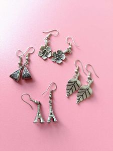 Oxidised Earings Set Of 4