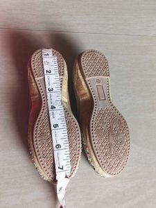 BEADS WORK Punjabi Juti For 6 Year Girl