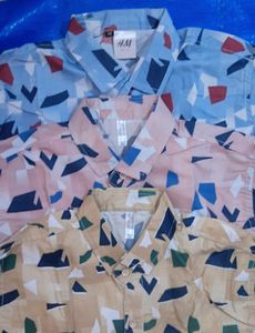 Men Shirts Full Sleeve With Pocket .Combo Of Three