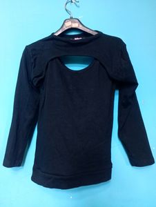 BLACK Crop Top 👚