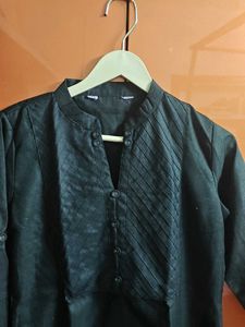 Elegant Black Kurta