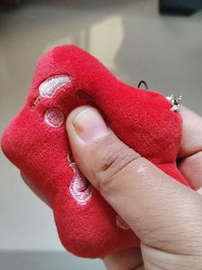 Sad Star Plush Keychain