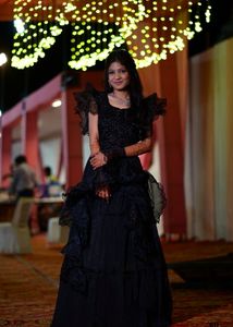 party lehnga with full hand work blouse
