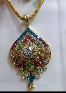 necklace(Pendant+ Chain+Earrings)