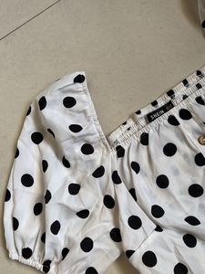 Shein Polka Dot Cute Top 🎀