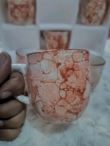 Beautiful Marble Texture Design Tea Cup