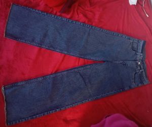 Wide Leg Denim Jeans