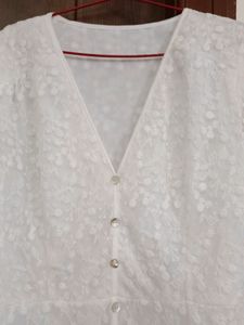 White cocktail dress