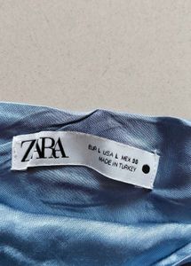 ZARA New Satin Crop Top