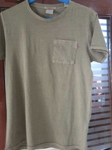 Green Pocket Tee