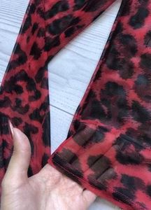 New Look Leopard Print Mesh Top
