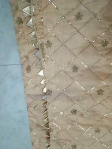 Gotta Saree  With Stitched Boluse