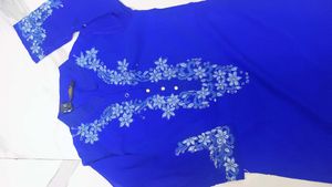 Cut Work Kurti With Plazo For Kids