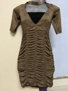 Shimmery Bodycon Mini Dress