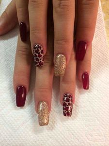 Animal Print Press On Nails 🤎🧿