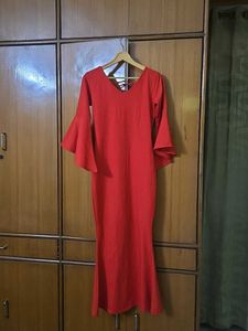 Red Mermaid Dress