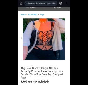 Butterfly Corset Top 🦋