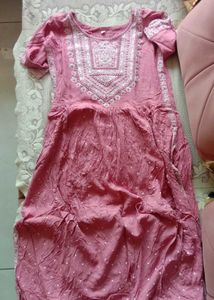 Pink 3 Set Kurti