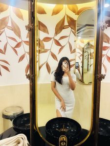 Grey Slit Dress