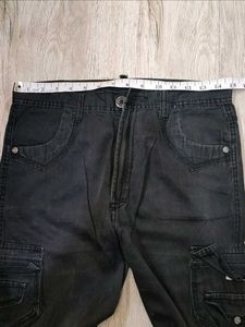 Sc3578 Sabrin Cargo Jeans Size 30