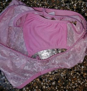Victoria Secret Light Rose Pink Bra &amp; Panty Set