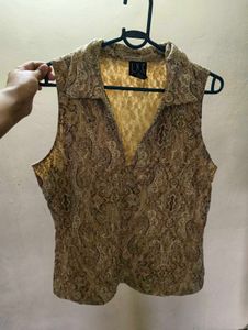 Paisley Print Top