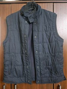 Sleeveless Layered Winter Jacket