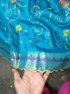 Lehanga Choli With Blouse- Embroidered