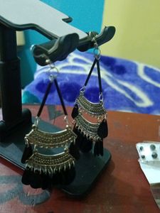 Black jaipuri Earrings