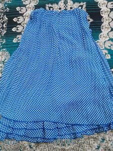 Girls Blue Top For 6-8 Years