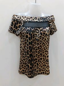 Leopard Print Top For Girls