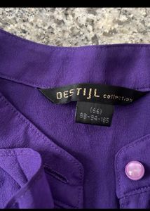 Purple Ruffle Top