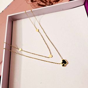 Pinteresty Layered Gold Heart Necklace