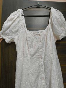 White Eyelet Dress