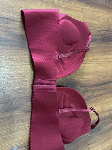 Burgundy Push-Up Bra