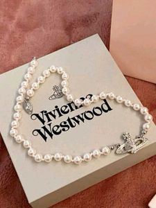 Combo Of Vivienne Westwood Pearl Necklace