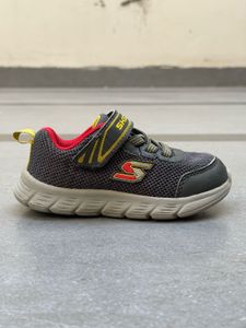 Grey Skechers Kids Shoes (13 cm)