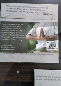 Isha foundation - Yoga  DVDs (Om Bracelet freebie)
