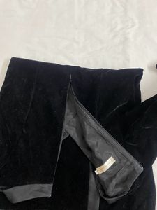 Black Velvet Mini Dress size xs