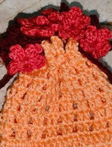 Crochet Flower Pouch