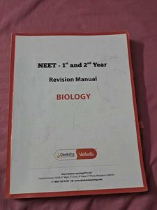 NEET Biology Revision Manual