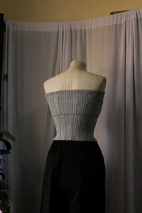 Bershka Silver Tube Top
