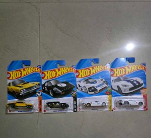 Hot Wheels Pack OF 4 Porsche,  Mazda, Dodge, Viper