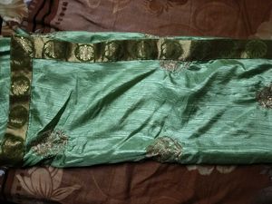 Green Saree Blouse